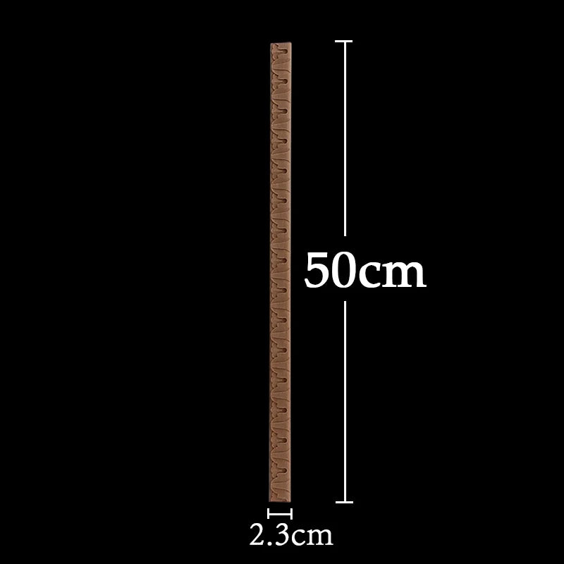 Wood Figurines Wood Applique Wood Decal Onlay Wood Carving Lines Carved Exquisite Natural Long Wooden Furniture Decor Lines Stra