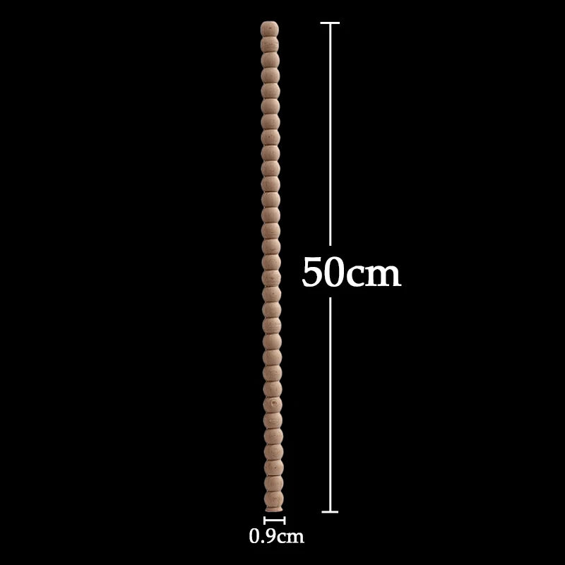 Wood Figurines Wood Applique Wood Decal Onlay Wood Carving Lines Carved Exquisite Natural Long Wooden Furniture Decor Lines Stra