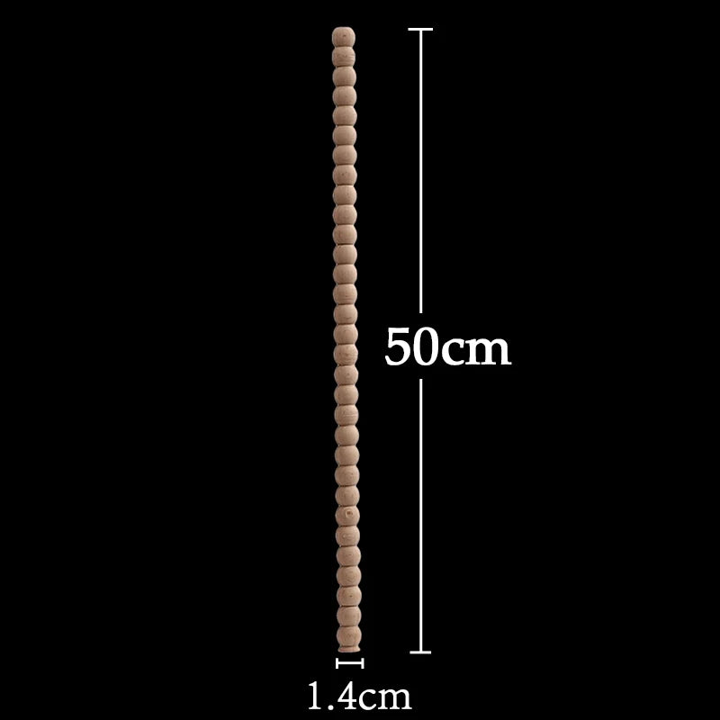 Wood Figurines Wood Applique Wood Decal Onlay Wood Carving Lines Carved Exquisite Natural Long Wooden Furniture Decor Lines Stra