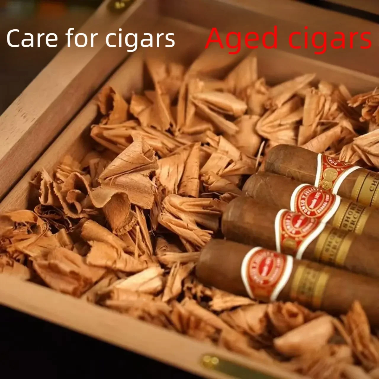 Natural cedar wood pure Spanish moisturizing maintenance cedar wood shavings cigar box wood shavings cedar wood shavings 50