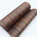 L:2.5Meters Width:55cm  Thickness:0.2mm Pure Color Wood Skin Pure Black Wood Skin Black Wood Solid Wood Manual Veneer
