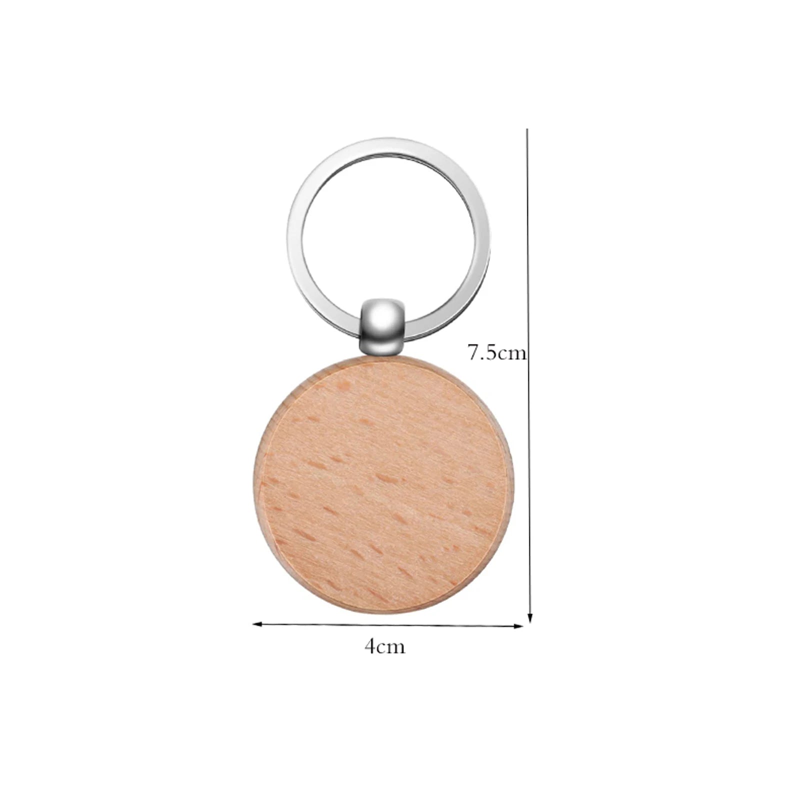 10-50Pcs Gift Wood Key Chain Wholesale Wood Keyrings Beech Keychain Wooden Keychain Wood Key Pendant Wood Key Ring